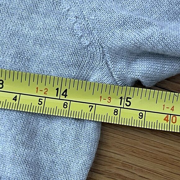 J.CREW Carolyn Embellished Fitted Sweater XS Gray NEW Sequin Merino Wool CE699 - Picture 8 of 11